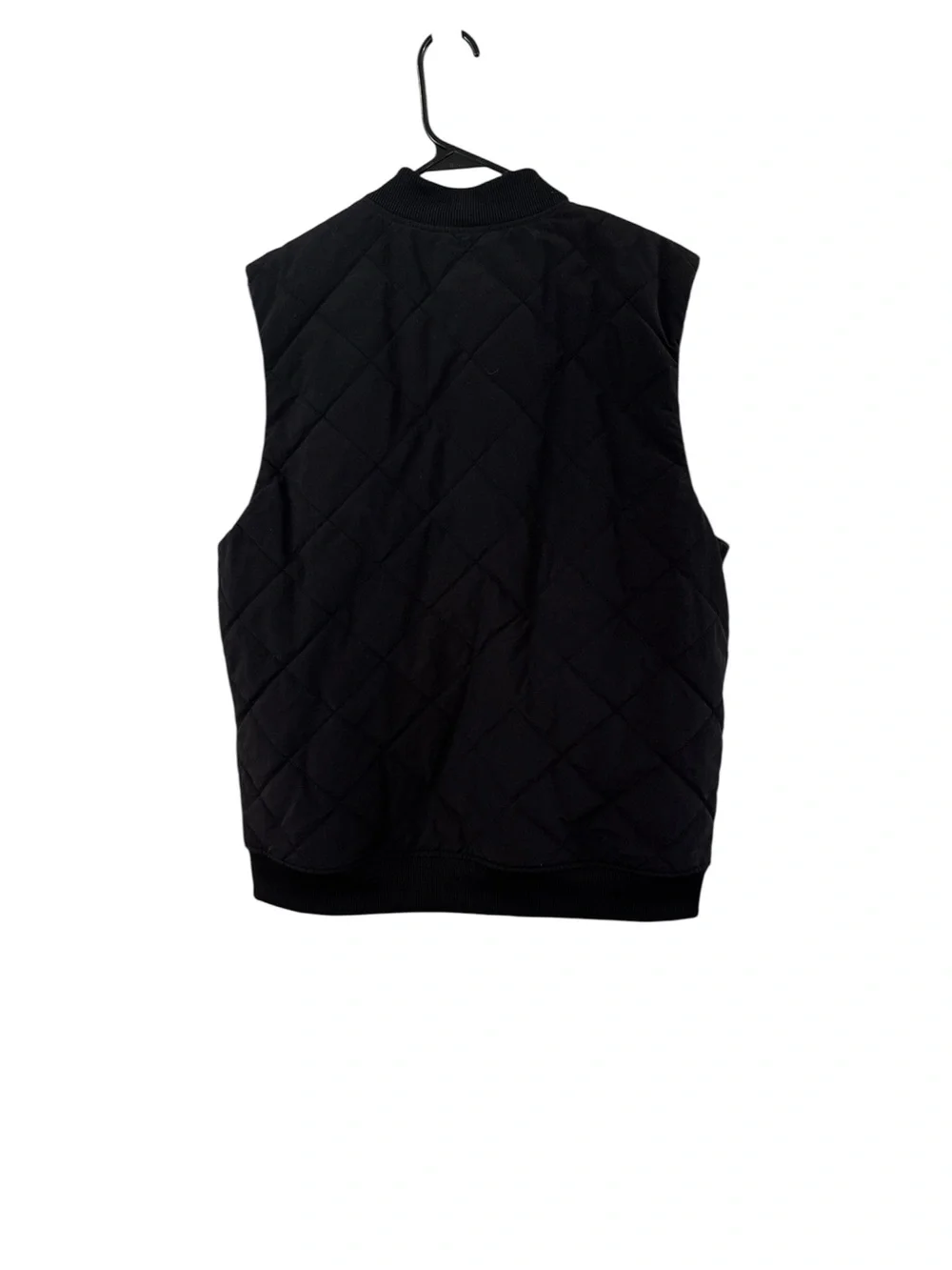 The North Face Men's Black Quilted Fleece-Lined Vest